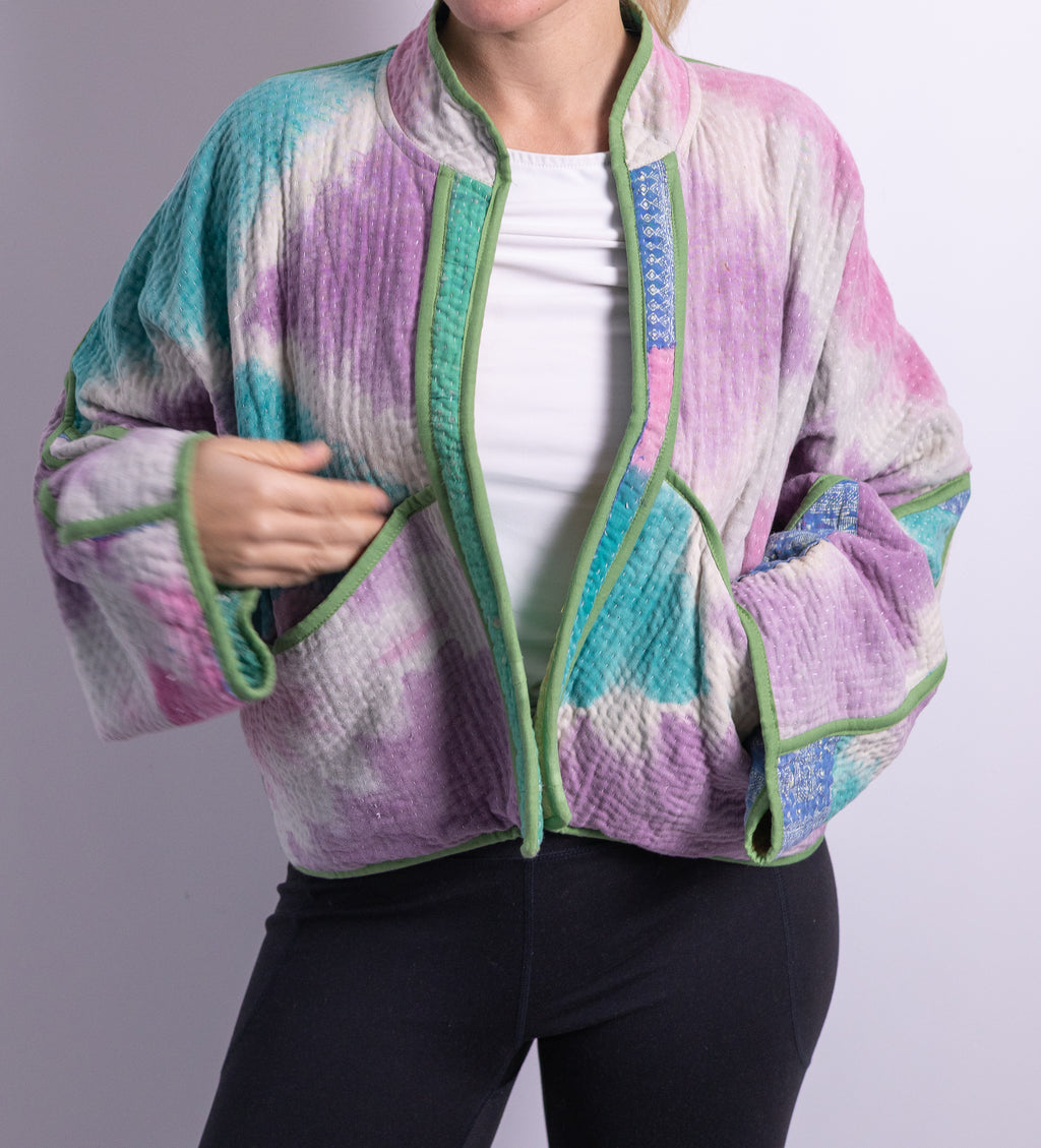 Diya Cropped Jacket - Light AJ25
